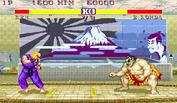 Street Fighter II' Turbo - Hyper Fighting (Japan 921209) screen shot game playing